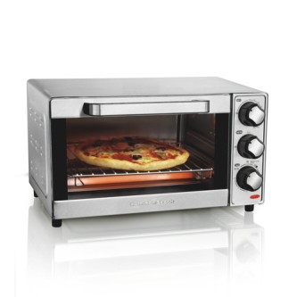 Hamilton Beach - Sure-Crisp 4 Slice Air Fryer Toaster Oven, Stainless Steel
